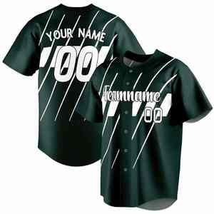 Maillot de baseball personnalisé de haute qualité, coupe décontractée, tissu respirant et à séchage rapide, pour une utilisation active et décontractée - Product Image 5