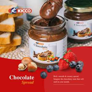ที่ขายดีที่สุด Kicco ช็อคโกแลตซอสแพร่กระจายในขวดแก้ว - Product Image 6