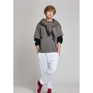 Lane เสื้อยืดโอเวอร์ไซซ์ผู้ชาย, เสื้อยืดโอเวอร์ไซส์ใส่สบายทรงโอเวอร์ไซส์สำหรับชายและ LS16005ใส่ได้ทั้งชายและหญิง - Product Image 1