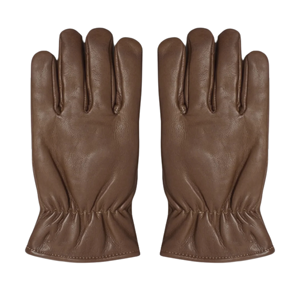 Gants de conducteur en cuir de mouton marron doux et durables avec doublure polaire Gants de travail de sécurité d'hiver Casual Ready Confortable - Product Image 2