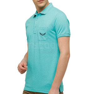2024 venta al por mayor de alta calidad hombres Polo camisetas algodón transpirable tela personalizada algodón Polo camiseta para hombres - Product Image 5