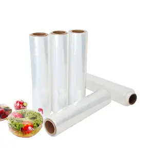 Wholesale Food Wrap Cling Film 8 Micron LLDPE Stretch Film Food Contact Vietnam Top 3 Supplier With Best Price