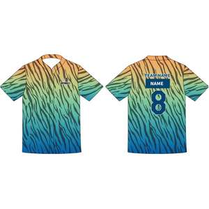 Camiseta de Béisbol y Sóftbol Estilo Vintage para Adultos, 100% Poliéster, Sublimada, Transpirable, Anti-UV, de Secado Rápido, Tallas Grandes, Nombre Personalizado, Pura - Product Image 4