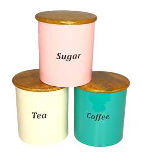Top Quality Customize Sugar Pots <b>Canister</b> <b>Set</b> 3 With Lid Eco-Friendly for Home Hotel Kitchenware Restaurant Use Wholesale Price - Product Image 4