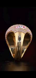 Moissanite Diamond Custom Roulette <b>Ring</b> Iced Out 925 Sterling Silver Luxury Hip Hop <b>Statement</b> Party Wear <b>Ring</b> For Unisex - Product Image 6