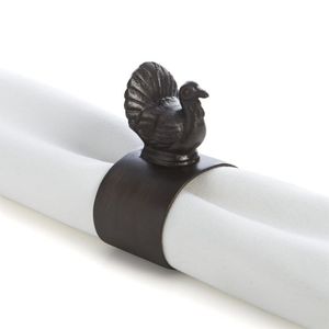 Servilletero de metal con motivo floral complejo con sensación Premium para hoteles, restaurantes y recepciones de bodas - Product Image 2