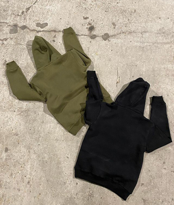 Ensemble de survêtement 100% coton personnalisé pour hommes costume de jogging deux pièces pull à capuche surdimensionné imprimé survêtement pantalon de survêtement grande taille - Product Image 5