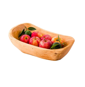 Frutero de masa de madera Snack Candy Madera maciza Hecho a mano Masa Fruits Bowl Centro de mesa Venta personalizada - Product Image 1