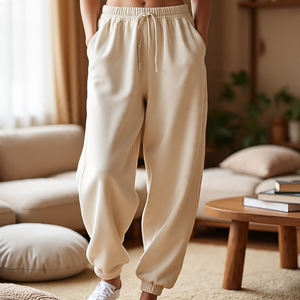 Pantalon de survêtement pour femme Pantalon ample Pyjama pour femme en coton polaire Fitness Pantalon de survêtement pour femme - Product Image 3