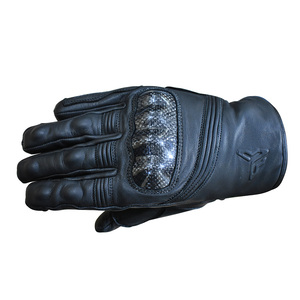 Guantes de carreras de cuero para hombre, novedad - Product Image 4
