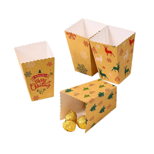 Hộp bỏng ngô giáng sinh với thiết kế kỳ lạ và màu sắc rực rỡ, những hộp này là hoàn hảo cho các bữa tiệc ngày lễ, quà tặng, phim - Product Image 4