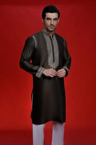 Vente en gros sur mesure de qualité supérieure pour hommes Shalwar Kameez dernier style le plus populaire pour les occasions de fête aux meilleurs prix de vente! - Product Image 5