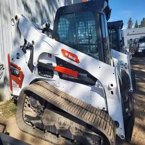 Cargadora Compacta Usada Bobcat S160 de 2 Toneladas, Minicargadora con Ruedas, Funciones Automáticas, Bomba de Cojinete de Motor Central - Product Image 2