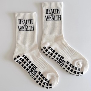 Venta al por mayor logotipo personalizado Jacquard antideslizante agarre inferior algodón tripulación Calcetines deportivos hombres mujeres para Yoga Pilates Barre pedido al por mayor - Product Image 1