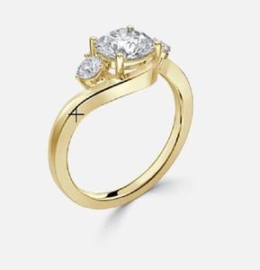Luxury Double Halo Asscher Cut Diamond Engagement Ring <b>Elegant</b> Bridal Jewelry with Cute Style Perfect Romantic Gift - Product Image 3