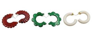 Boucles d'oreilles d'été faites à la main en résine artisanale Nouvelle arrivée Papillon Perles Boucles d'oreilles en résine pour femmes Cadeau pour petite amie - Product Image 4