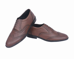 รองเท้า Brogue สง่างามและรองเท้าแต่งตัวอ็อกซ์ฟอร์ดกับหนังแท้ด้านบน - Product Image 1