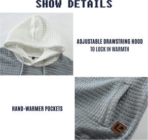 2025 hommes décontracté mode Joker Sublimation pull à capuche meilleure qualité drôle surdimensionné respirant conception solide motif OEM - Product Image 4