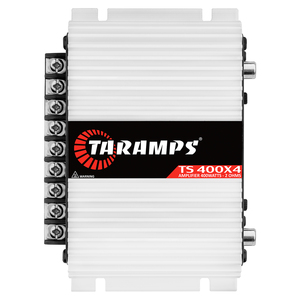 เครื่องขยายเสียงรถยนต์ Taramps TS 400x4 พร้อมระบบอินพุตระดับสูงอัตโนมัติ กำลังขับ 400 วัตต์ RMS 4 แชนแนล คลาส D 2 แชนแนลแบบบริดจ์ 200 วัตต์ - Product Image 1