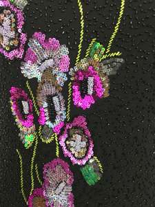 ชุดเดรสค็อกเทลปักลายด้วยมือหรูหราประดับด้วยเลื่อมสำหรับชุดราตรีหรูหราของผู้หญิงชุดยาว Maxi วันหยุดพักผ่อนรีสอร์ท - Product Image 4