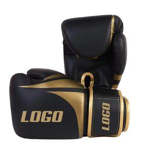 Gants de boxe professionnels en cuir PU avec logo personnalisé, résistants, 100% cuir, gants de boxe thaïlandais - Product Image 4