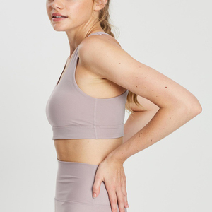 Lightweight Seamless Workout Sports Bras for Women Yoga <b>Tops</b> <b>Crop</b> Tank <b>Tops</b> Built-in Bra Gym Tube Vest <b>Tops</b> Light <b>Support</b> Yoga - Product Image 3