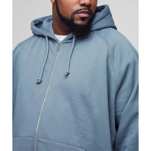 Chaqueta de Forro Polar con Capucha y Cremallera Completa, 100% Algodón, Ligera, de la Mejor Calidad, para Hombre, Venta al Por Mayor, Impresión Digital, Bordada, Invierno, Lisa - Product Image 3