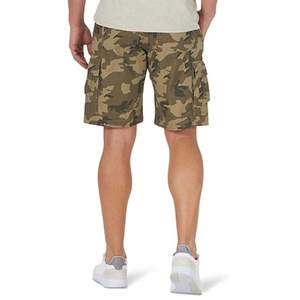 Pantalones cortos Cargo de patrón sólido de verano informal para hombre con bolsillos laterales Cintura con cordón de algodón suave - Product Image 2