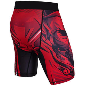 Shorts de compression pour hommes - Sport, course à pied, gym - Impression personnalisée - Polyester/Nylon - Respirant et séchage rapide - Taille élastique - Product Image 4