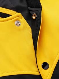 OEM hombres bordado satén manga béisbol Letterman alta calidad College Street Casual Varsity hombres chaqueta hecha por Dikson deportes - Product Image 5