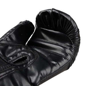 Gants de boxe pour Sparring MMA Fitness sac de boxe entraînement Durable rembourré en cuir formation jeunesse or cuir de vachette - Product Image 4