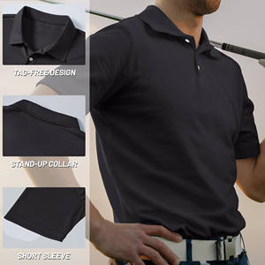 2025 haute qualité conception personnalisée Fit hommes polos mignon conception polos respirant Streetwear décontracté Golf hommes T-Shirts - Product Image 2