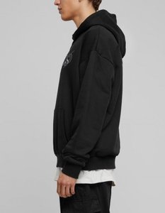 Sweat-shirt à capuche pour hommes en coton lourd surdimensionné personnalisé Service OEM 2024 Style Premium brodé grande taille offre en gros - Product Image 2