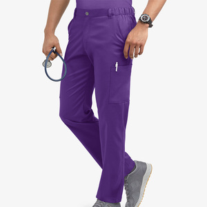 Venta al por mayor Unisex médico Scrubs Jogger pantalón enfermera desgaste Scrubs traje Hospital ropa de trabajo pantalones atléticos rayón lona 2026 - Product Image 1