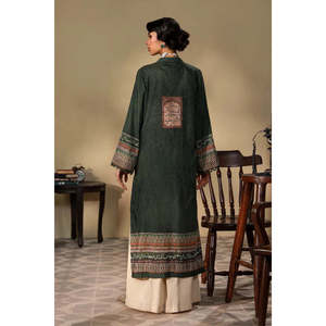 ผ้าเครปลายอักษรแบบโบฮีเมียน 2 ชิ้น รุ่นยาวพิเศษ-SL00249 - Product Image 4