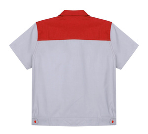 เสื้อทำงานของผู้ชายเสื้อทำงานปักโลโก้ตามสั่งชุดทำงานแบบลำลอง - Product Image 5