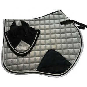High Quality <b>Quilting</b> Full Size Horse Saddle Pad Cotton Equestrian Jumping Saddle Pad for Equestrian Horses - Product Image 4