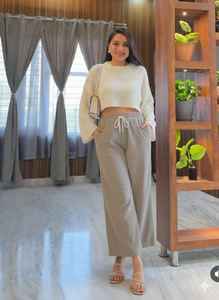 กางเกงขายาวทรงหลวมแบบซิป ขนเฟอร์เทียม สไตล์วินเทจ สำหรับฤดูร้อนและฤดูหนาว แห้งเร็ว เหมาะสำหรับทุกเพศ - Product Image 6