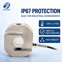 30kg~5t C3 IP67 S-Typ Wägezelle Zug-Druck-Kraftsensor für Trichterwaage, Materialprüfung und Drahtseilüberwachung
