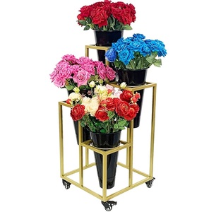 Yellow Color Powder coated Home Decoration Metal Plant Flower <b>Pot</b> <b>Holder</b> Stand for Garden Weddings Custom Logo wholesale Price - Product Image 1