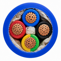 DERUL DERUL-PCC Cable de cobre impermeable para robot limpiador de piscinas, 3/4 núcleos |   Chaqueta de TPU Resistente al Cloro y a los Rayos UV |   PE sin Enredos