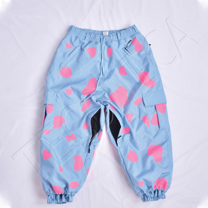 Ropa de calle personalizada pantalones de esquí transpirable impermeable cierre de cremallera a prueba de viento de gran tamaño cálido ligero OEM snowboard impreso - Product Image 2