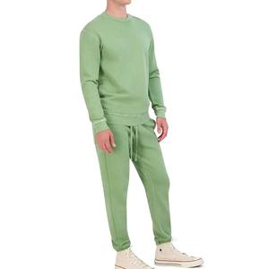 ชุดวอร์มผ้าคอตตอนสีเขียวของผู้ชายชุดวอร์มแฟชั่นสำหรับใส่วิ่ง - Product Image 2