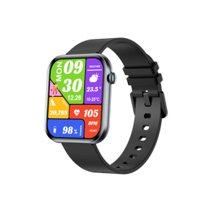Montre connectée KM90, écran AMOLED 1,85 pouces, boîtier en alliage d'aluminium, IP67, charge magnétique, boussole, podomètre, unisexe - Product Image 2