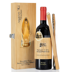 Set Vino Personalizzato in Bambù Tuala - Accessori Premium per Servire Bevande - Product Image 2