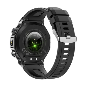 Montre connectée AK82, écran TFT 1,8 pouce, appels Bluetooth, fréquence cardiaque, oxygène sanguin, étanche IP67, bracelet en silicone, montre de sport d'extérieur - Product Image 6