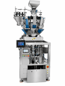 Máquina Eléctrica Automática para Envasado de Tabaco |   Máquina Rotativa de Llenado y Sellado de Bolsas Preformadas con Control de Pantalla Táctil y Alta Productividad - Product Image 1