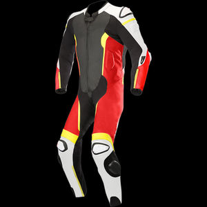 Traje de moto de piel de vaca auténtica con logotipo personalizado del mejor vendedor de Pakistán para hombres/traje de moto de precio razonable - Product Image 6