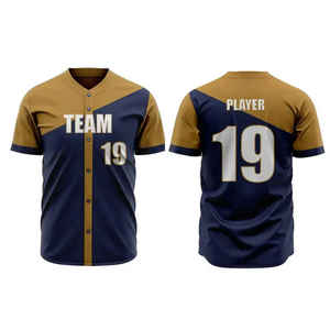 Venta al por mayor, nuevo diseño, servicios ODM, jersey de béisbol personalizado, ropa de softball con diseño de sublimación que satisface la demanda del cliente - Product Image 6