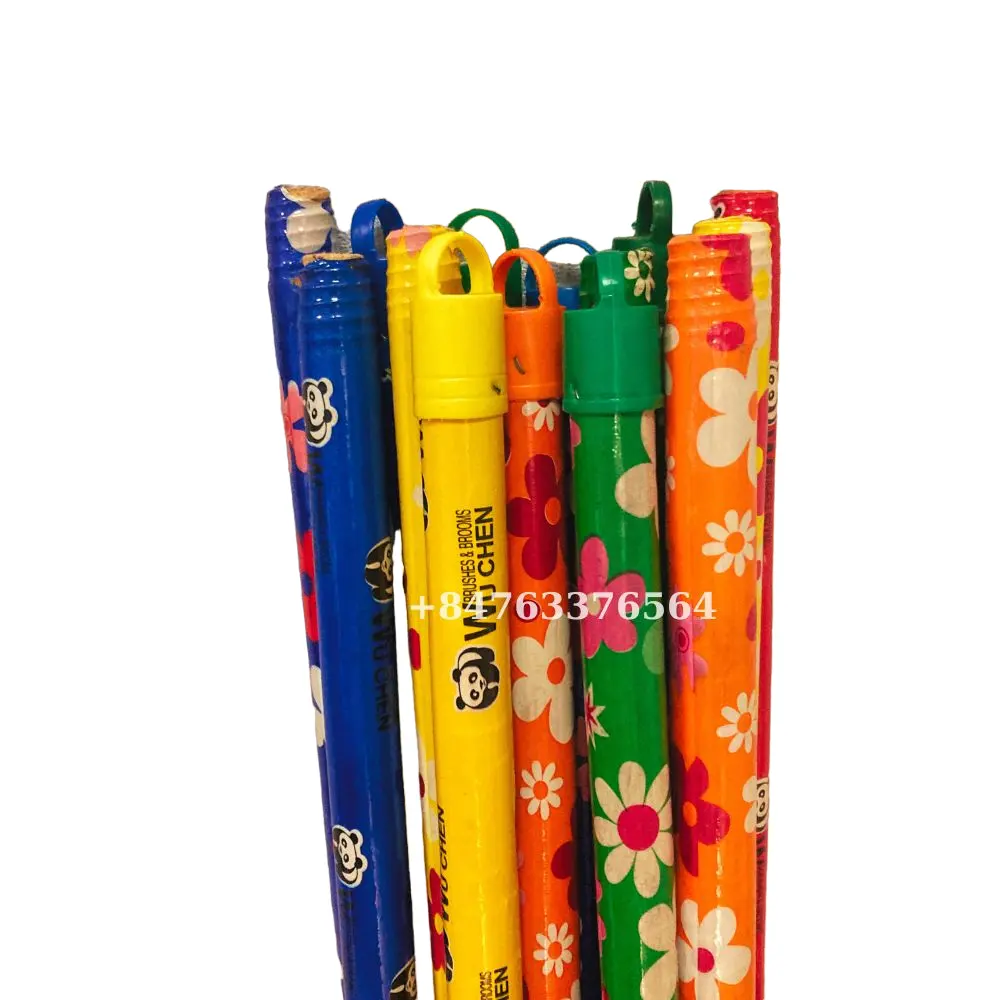 Bestseller FLOWER Design Besenstiel Mops Stick PVC beschichtet Günstigster Preis Haushalts gegenstände